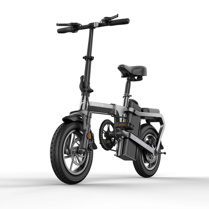 [US DIRECT] ENGWE X5 10Ah 48V 240W 14In Chainless Folding Electric Bike with Removable Battery 30Km/H Top Speed E Bike