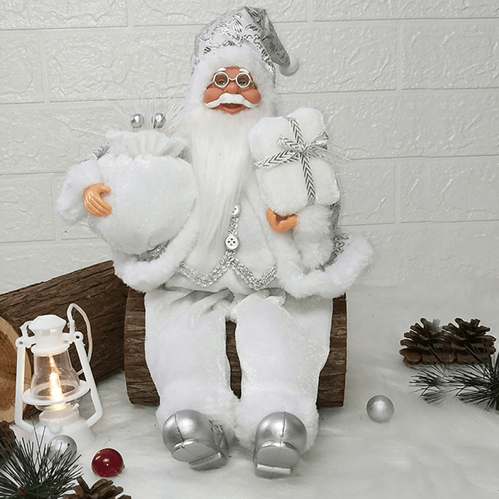 Christmas Santa Claus Doll Christmas Tree Ornament Kid Toy Home Office Christmas Atmosphere Decorations - MRSLM