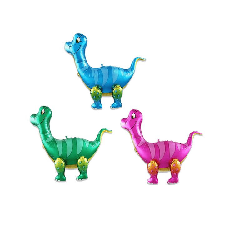 Assemble Tyrannosaurus Rex Long Necked Dragon Aluminum Foil Balloon