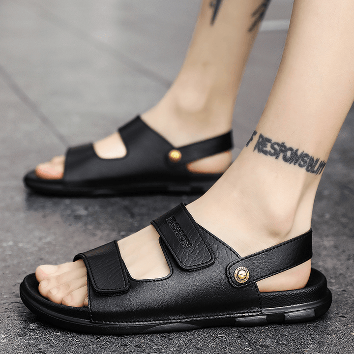 Men Two-Ways Breathable Non Slip Comforty Outdoor Casual Sandals