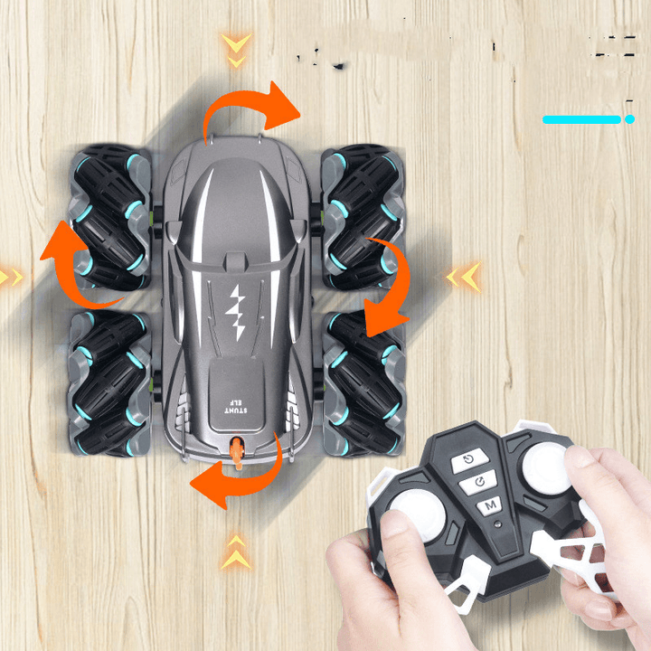 Children'S Remote Control Tumbling Stunt Car