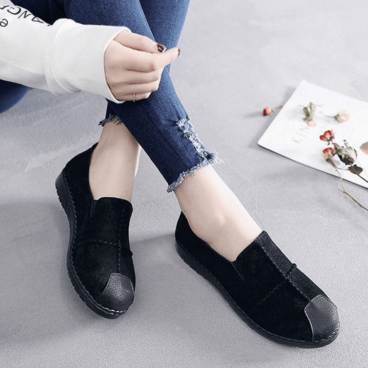 Women Casual Suede Soft Sole Loafers