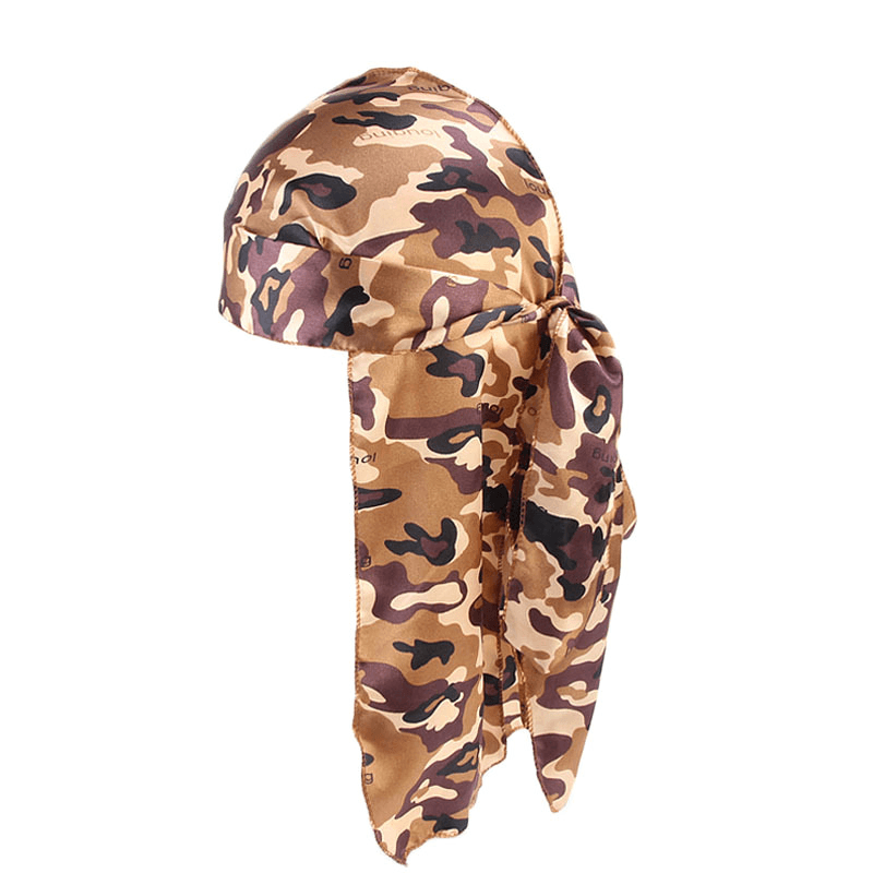 Anti-Silk Print Cape Long Tail Pirate Hat