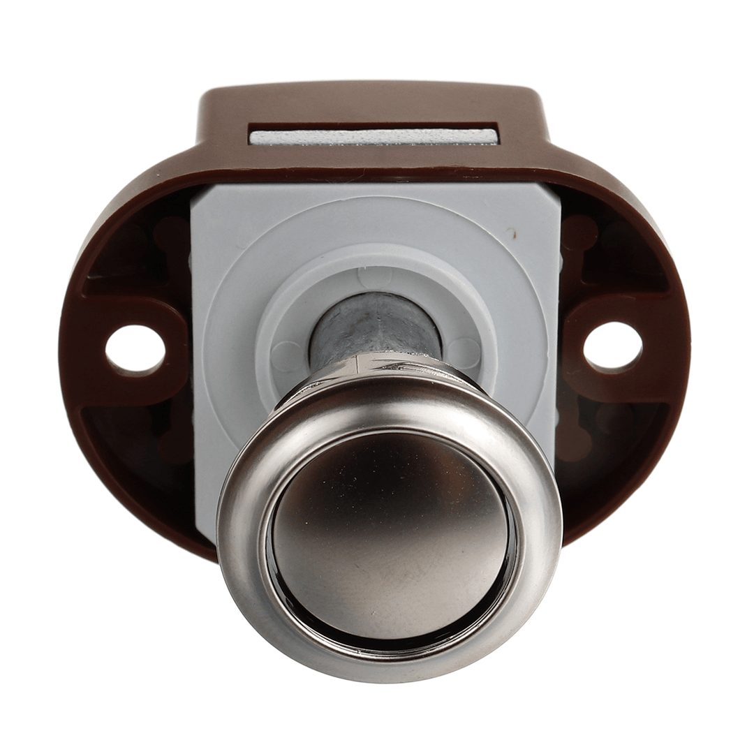 Push Button Catch Lock Drawer Cupboard Door Caravan Cabinet Latch Knob Home