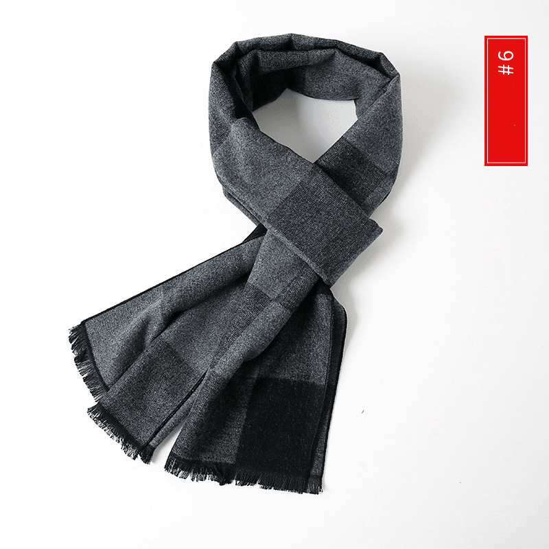 Men'S Extended Cashmere All-Match Warm Scarf