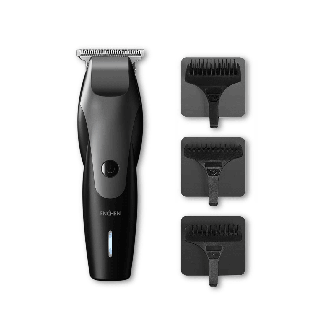 ENCHEN Hummingbird Electric Hair Clipper USB Charging Low Noise Hair Trimmer with 3 Hair Comb From