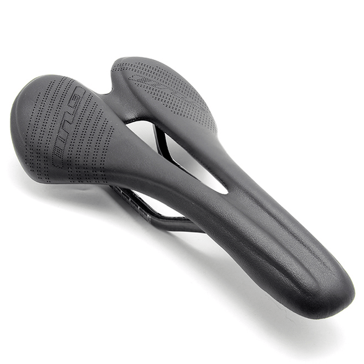 GUB 1158 T700 3K Full Carbon Fiber Saddle Ultralight Breathable PU Leather Seat Mountain Bicycle Parts Hollow155G