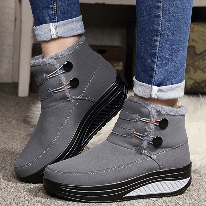 Women Winter Slip on Keep Warm Boots