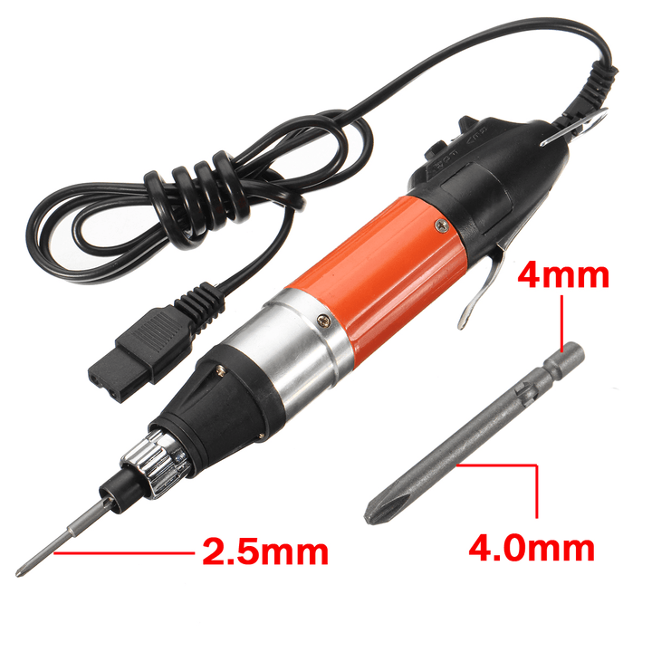 220V 800 Torque Precise Electric Screwdriver Repair Set with 2Pcs Bits