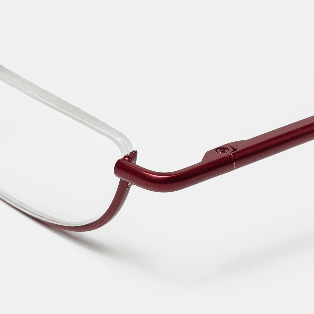 2 Color Half Frame Half Arc Frame Reading Glasses