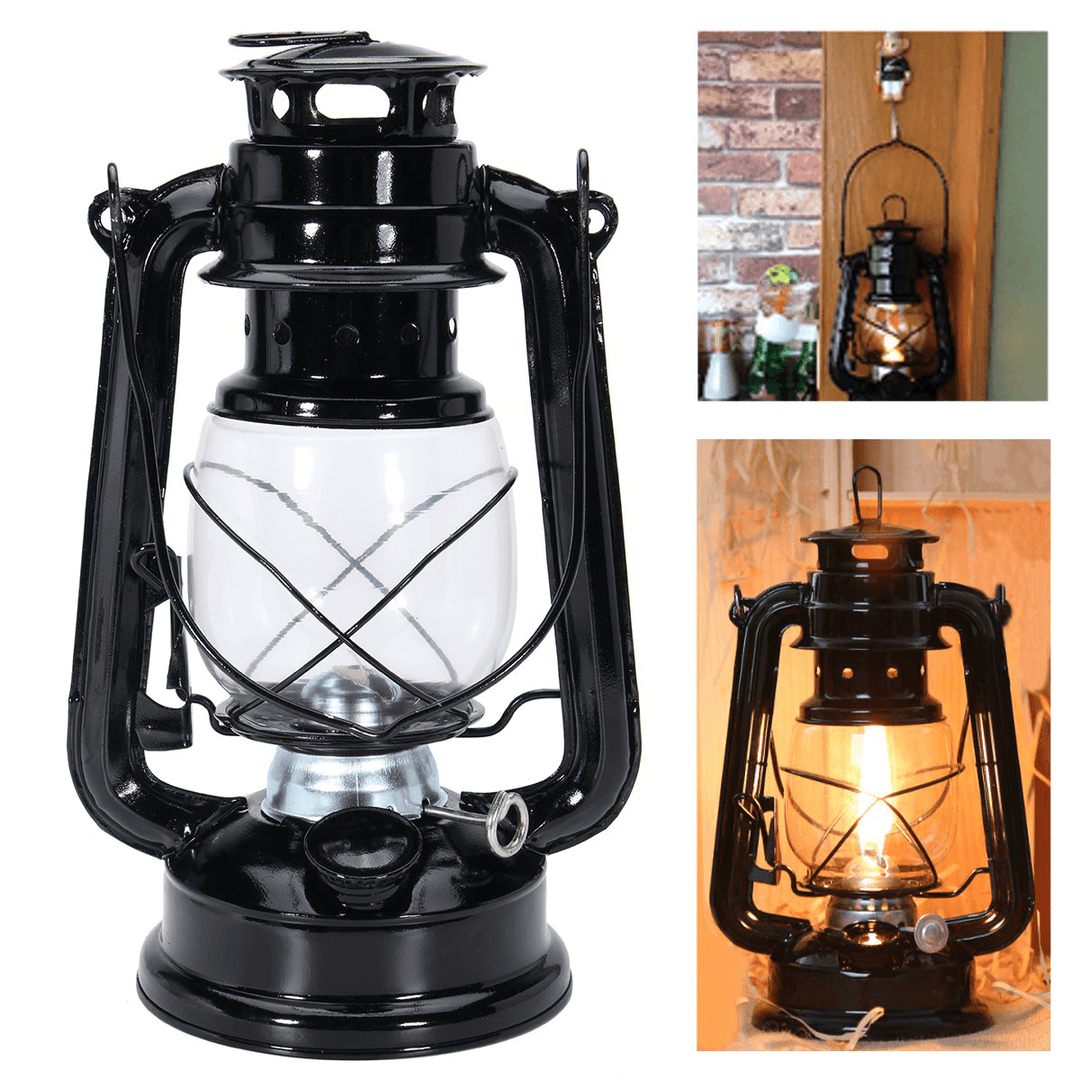 Ipree¬Æ Retro Oil Lantern Outdoor Garden Camp Kerosene Paraffin Portable Hanging Lamp