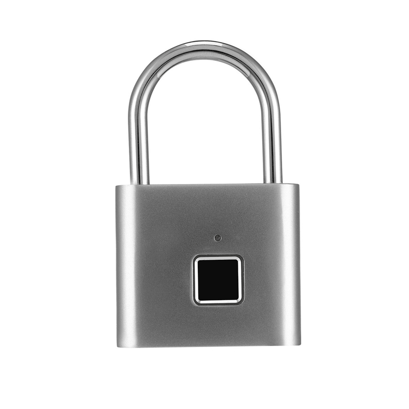 Smart Fingerprint Padlock Keyless Anti-Theft USB Charging Luggage Suitcase Bag Security Home Electronic Door Lock