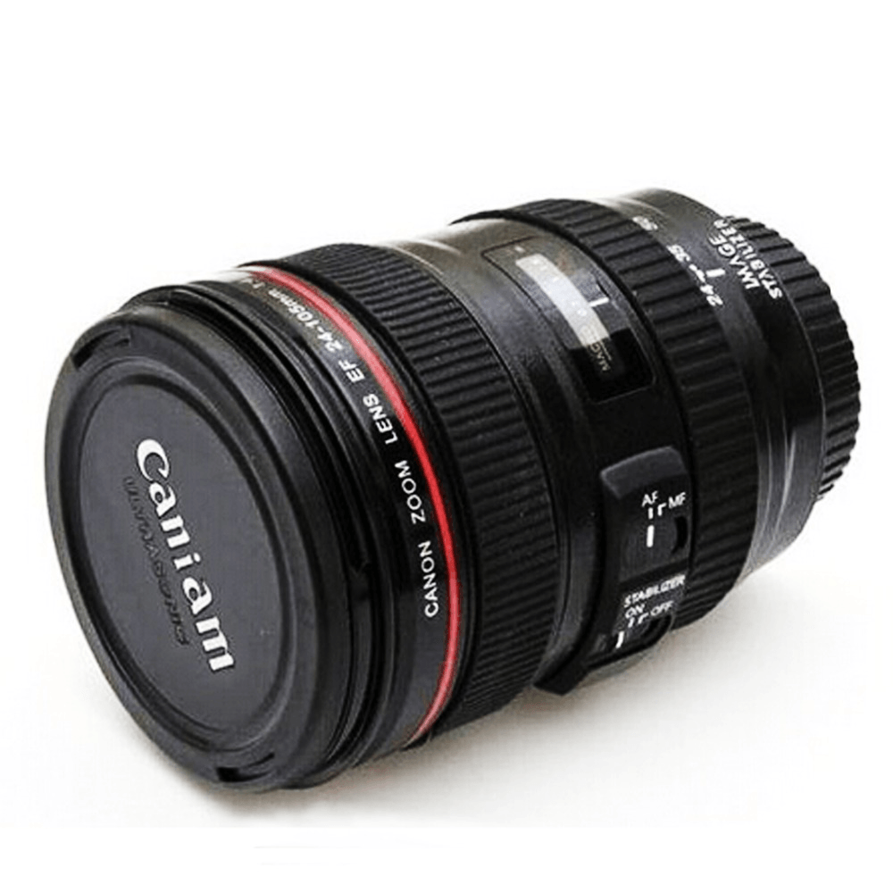 400ML Coffee Tea Mug SLR Camera Lens 24-105Mm Food Grade PC 1:1 Scale Creative Cups