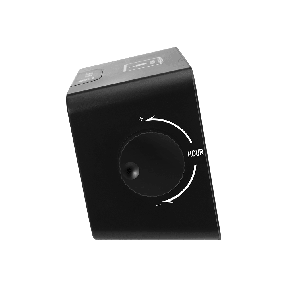 Digoo DG-C1R Brother Double Knob Simplified Alarm Clock Touch Adjust Backlight with Temperature Hu