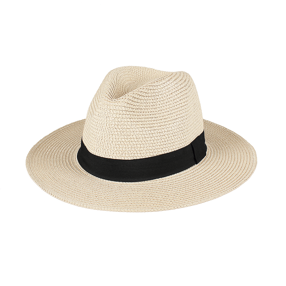 Wide Brim Sunscreen Sunshade Sun Hat Panama Straw Hat Female Couple Top Hat