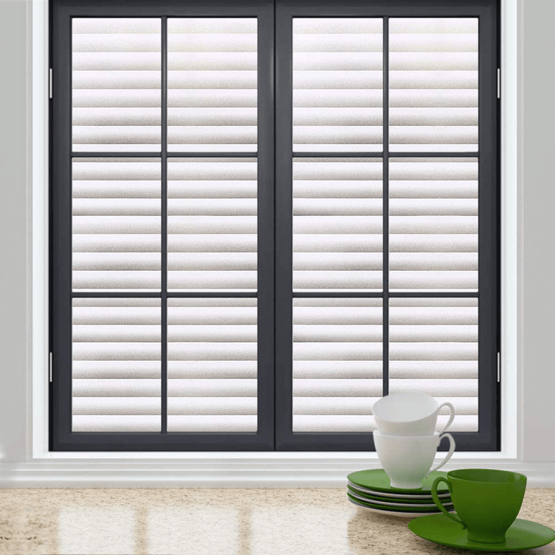 100/200Cm Frosted Window Film Glass Sticker Anti-Uv Privacy Office Home Decoration