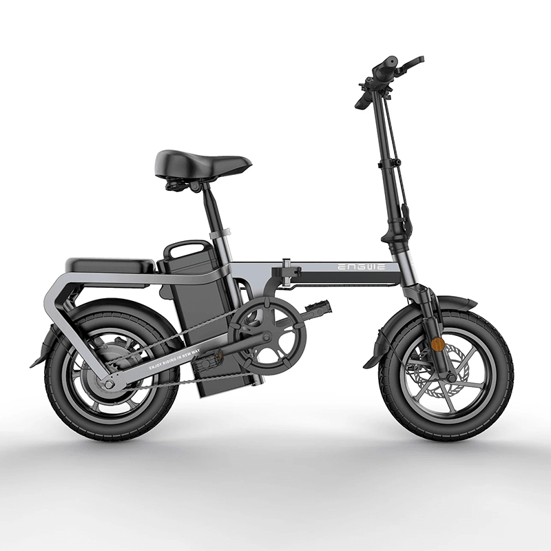 [US DIRECT] ENGWE X5 10Ah 48V 240W 14In Chainless Folding Electric Bike with Removable Battery 30Km/H Top Speed E Bike