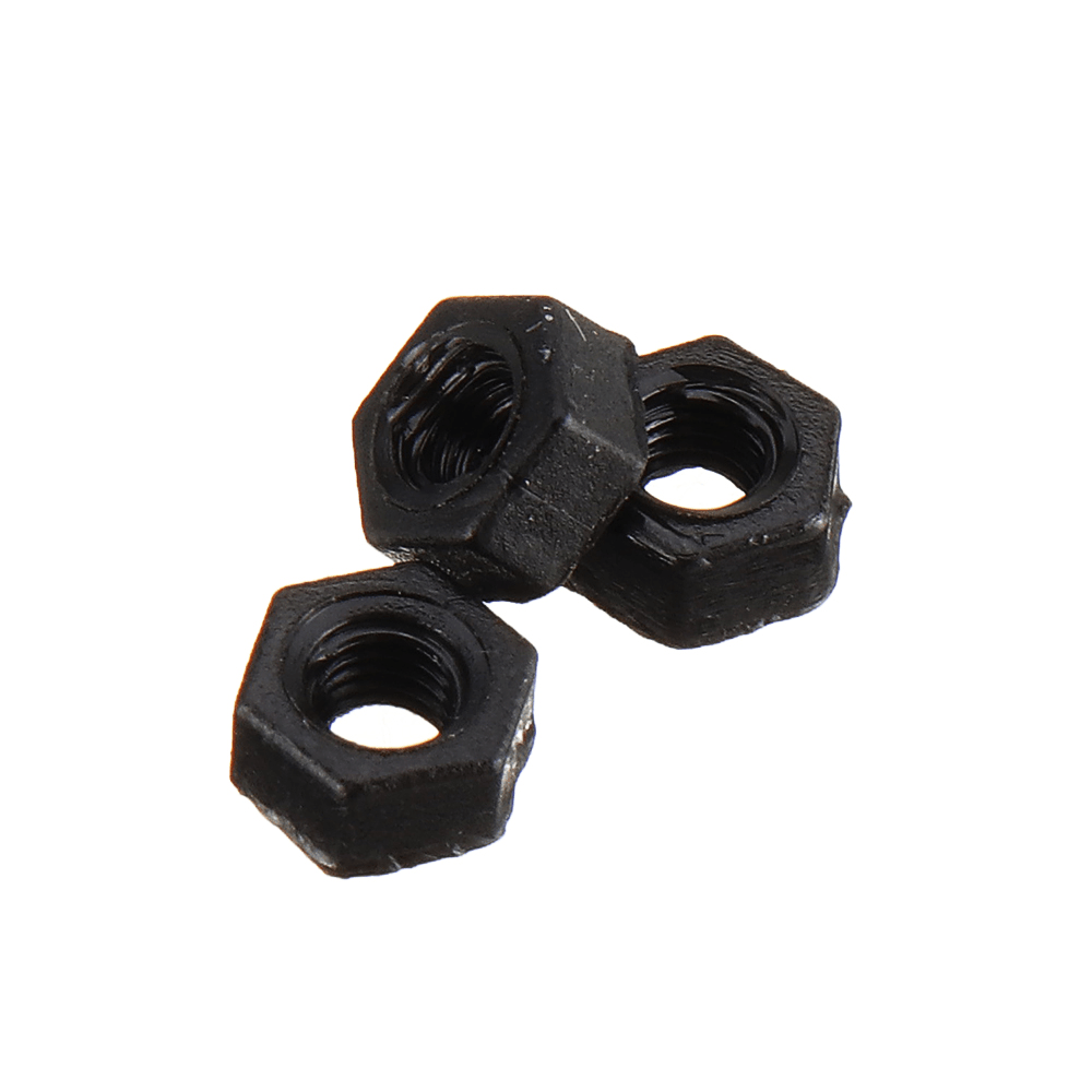 Suleve M3NP3 500Pcs M3 Nylon Screw Bolt Black round Cross Screw Hex Nut Spacer Nylon PCB Assortment