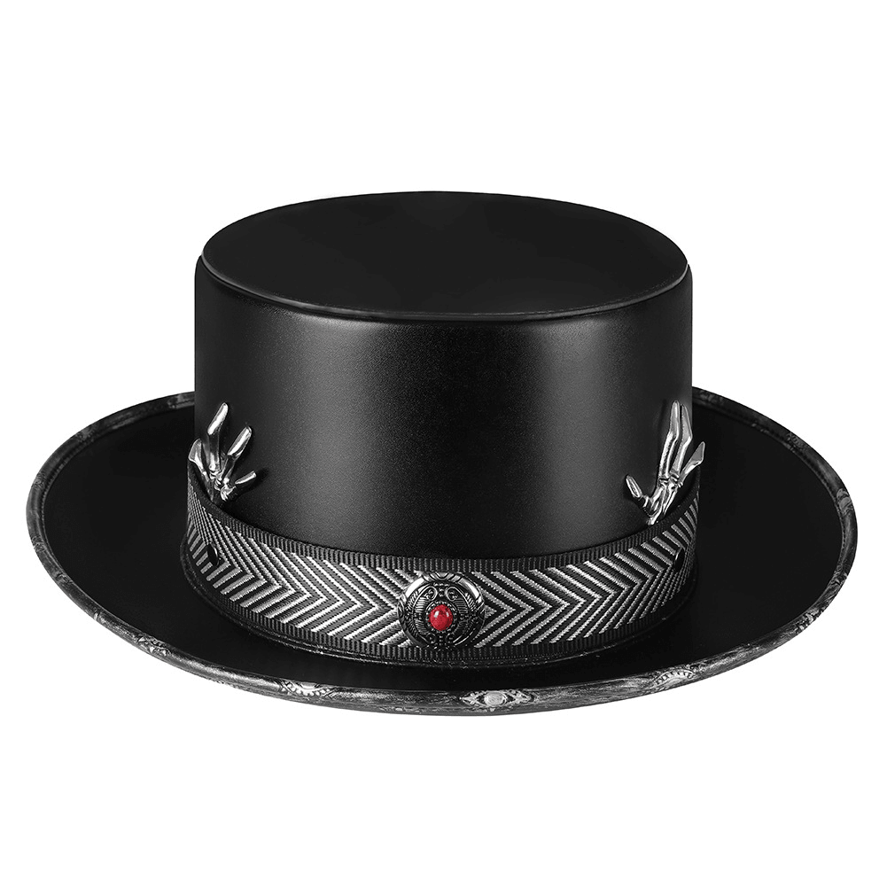 Halloween Plague Doctor Dome Magic Hat Gentleman Top Hat