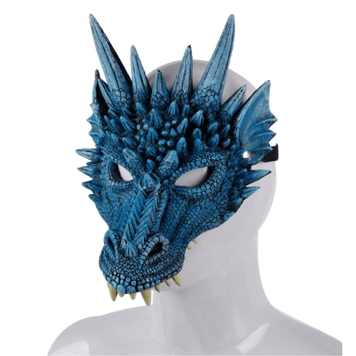 3D Animal Dragon Horror Mask Props Halloween Carnival Halloween Party Cosplay