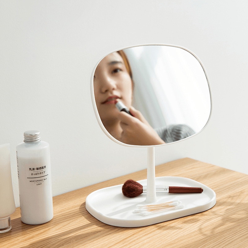 Portable Makeup Mirror Desktop Dressing Mirrors for Dormitory Home