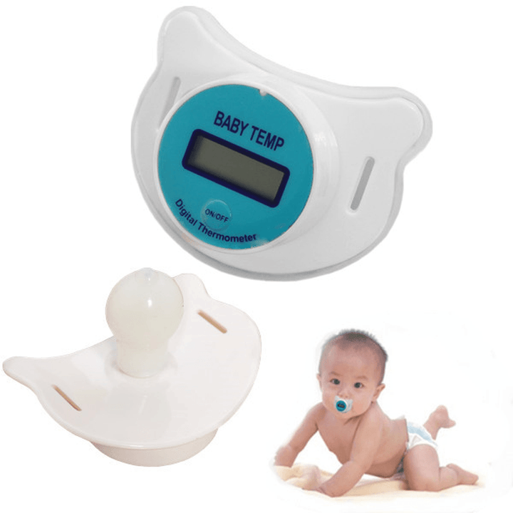 Vvcare KFT-21 LCD Baby Infant Nipple Pacifier Mouth Thermometer Portable Baby Celsius Thermometer Soother Soft Baby Kids Health Fever Care