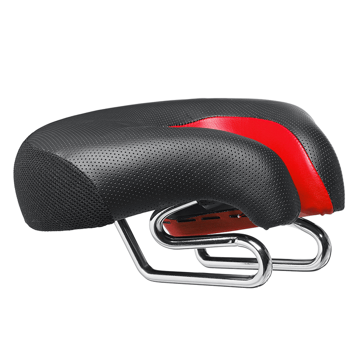 BIKIGHT Widen Bicycle Noseless Saddle Bike Bicycle Cycling Noseless Saddles Wide Large Soft PVC PU Pad Seat