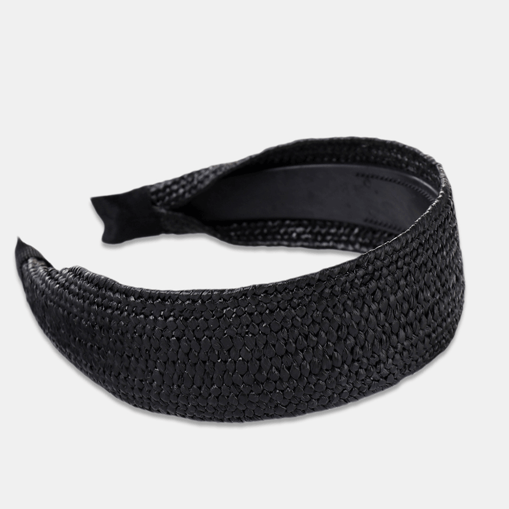 Simple Hand-Woven Lafite Headband Ladies Accessories - MRSLM