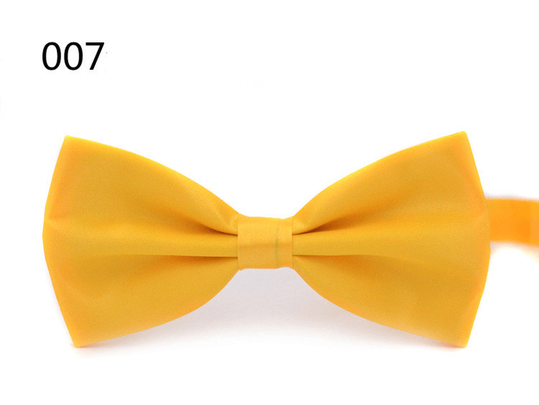 Bright Casual Men'S Solid Color Bow Tie