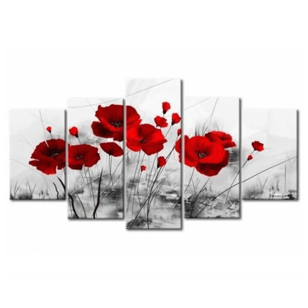 5Pcs/Set Unframed Modern Canvas Print Paintings Poster Home Wall Art