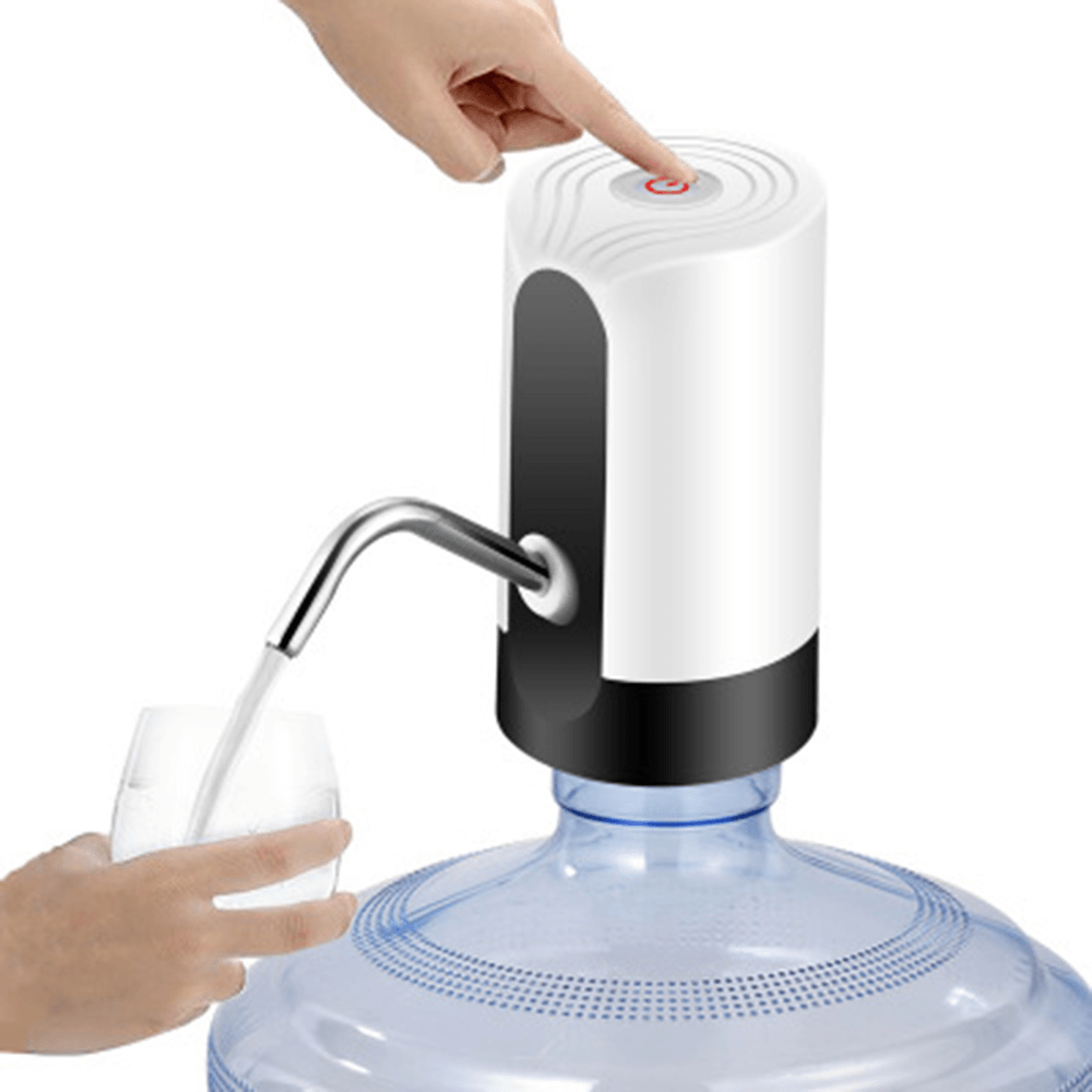 2-5 Gallon Bottle Electric Water Bottle Pump Automatic Drinking Water Dispenser Portable Water Bottle Dispenser for Home Office Travel Camping