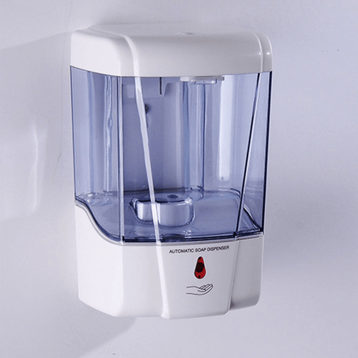 700Ml Automatic Sensor Soap Liquid Dispenser Touchless Wall Mounted Hotel Bathroom Accessory