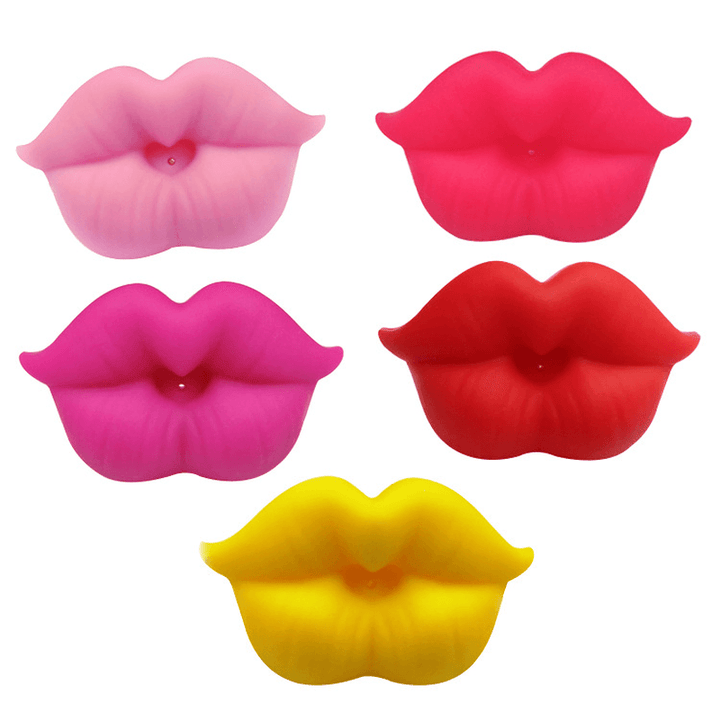 Lips Kiss Shape Baby Pacifier Food Grade Silicone Soother Teether Orthodontic Dummy Baby Nipple