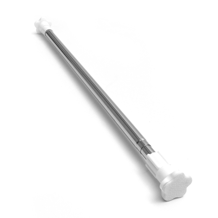 Curtain Rail Rod Pole Telescopic Extendable for Wardrobe Windows Doors Bathroom