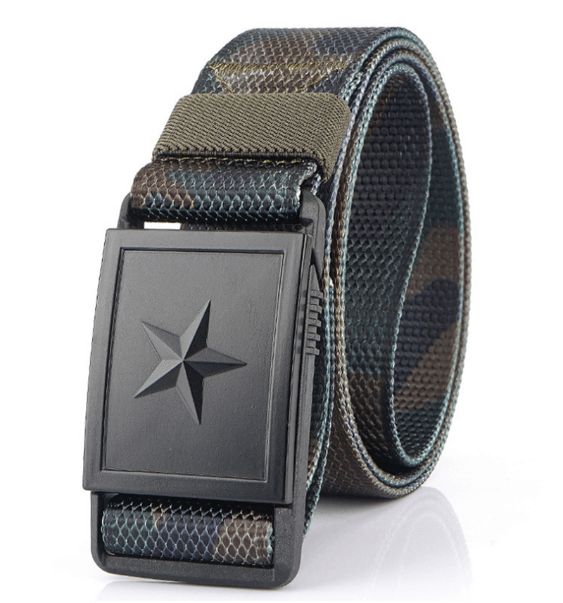 Men'S Canvas Belt with Magnetic Buckle Belt