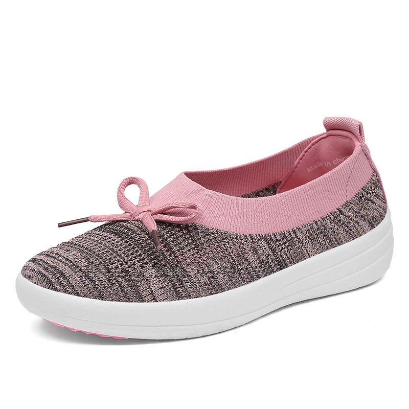 Women Breathable Knitting Outdoor Flats