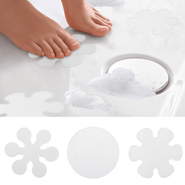 20Pcs Non-Slip Applique Stickers Bath Tub Treads anti Skid Shower Bathroom Mat Waterproof Tape