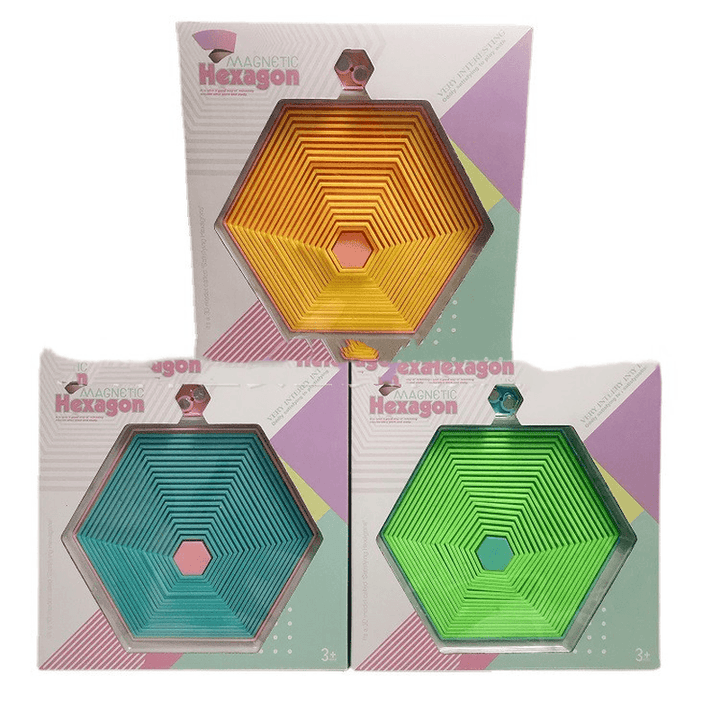 Magnetic Hexagon Creative Twist Transforming Magnet