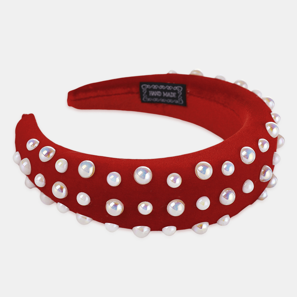 Pearl Sponge Headband Multicolor Ladies Headband