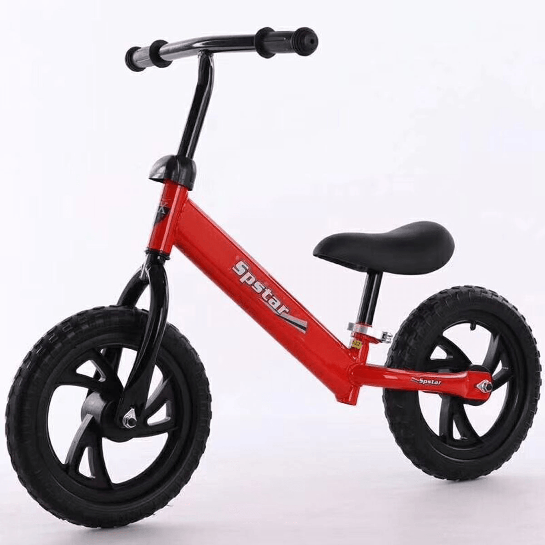 2 Wheels No Pedal Toddler Balance Bike Kids Training Walker Bmx Bike Adjustable Height 89-129Cm for 2-6 Years Old Boys&Girls