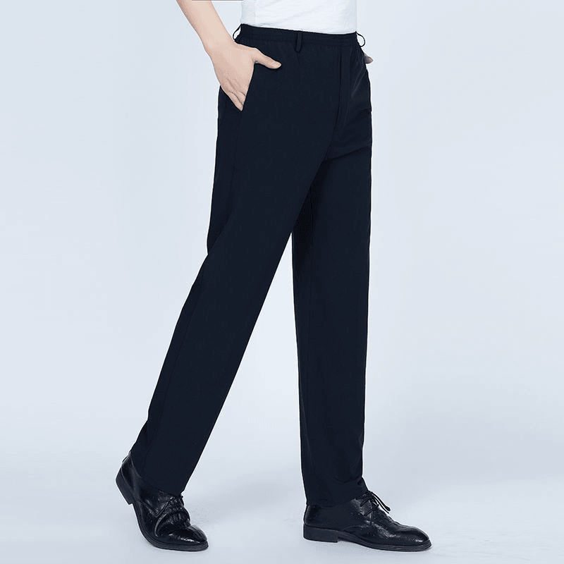 Middle-Aged and Elderly Casual Trousers High Waist