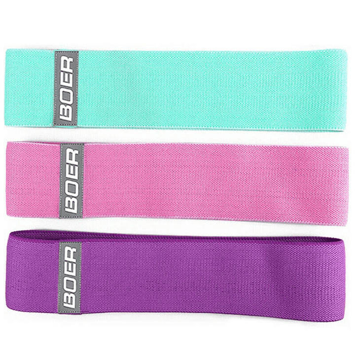 3Pcs/Set Home Fitness Resistance Bands Sport Gymnastics Training Body Shaping Yoga Belt