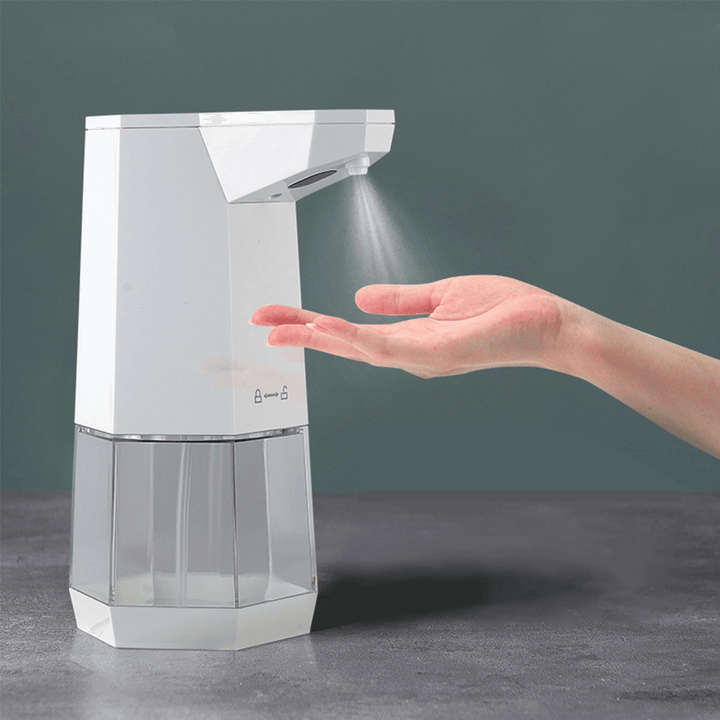 360Ml Automatic Soap Dispenser Touchless Induction Hand Sanitizer Machine Foam Machine Soap Dispenser Bubble Mist Spray