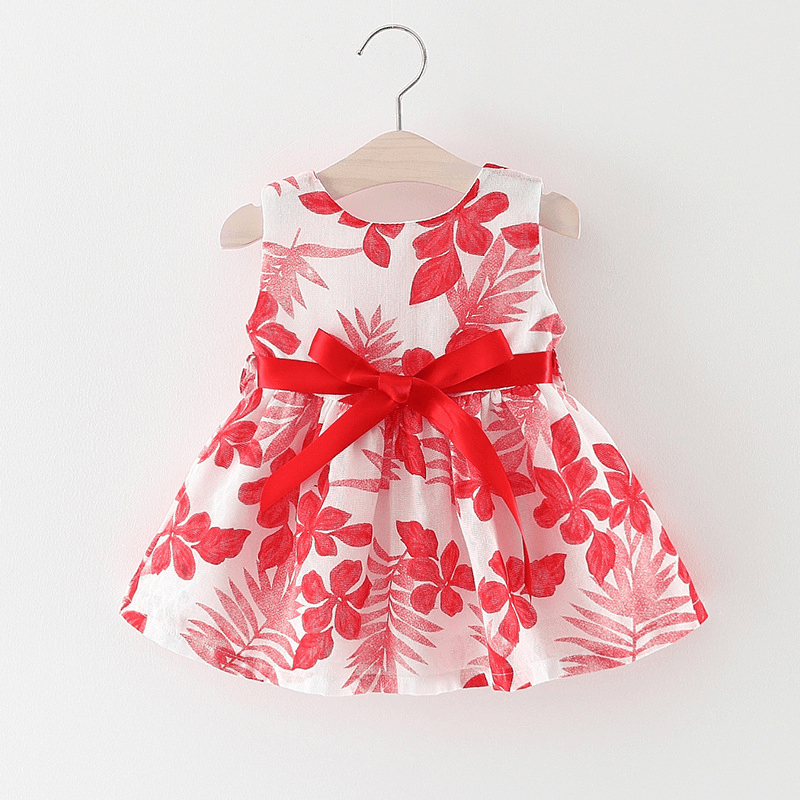 Children'S Wear, 2021 Summer New Baby Dress, Baby Girl, Chinese Wind Vest, Skirt Tide - MRSLM