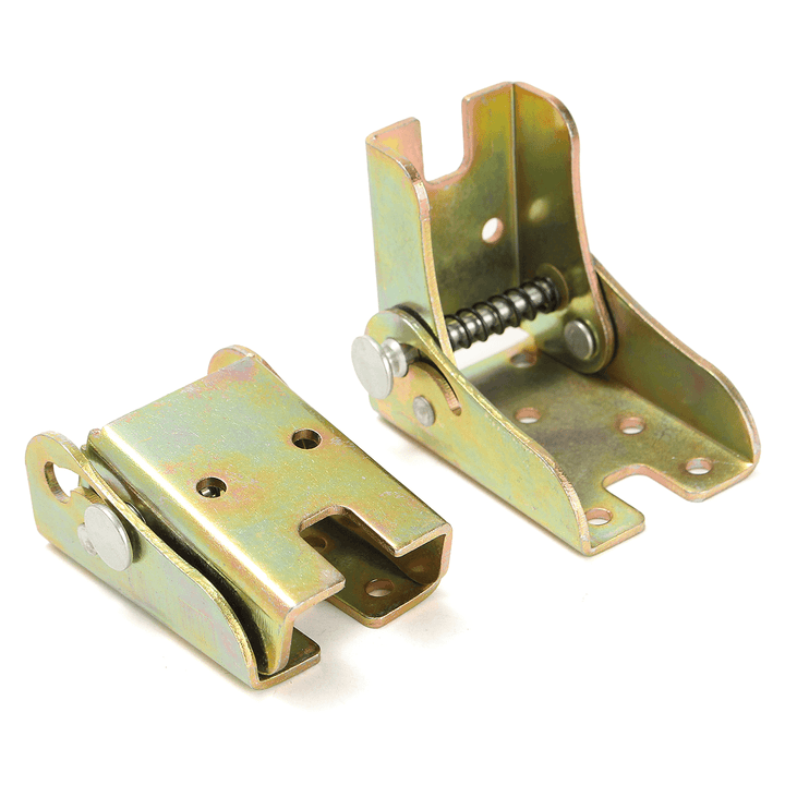 50Pcs Furniture Folding Feet Hinges Self Lock Zinc Alloy for Table Leg Bracket