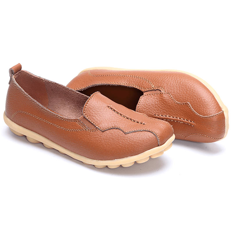 US Size 5-11 round Toe Soft Sole Slip on Flat Loafers