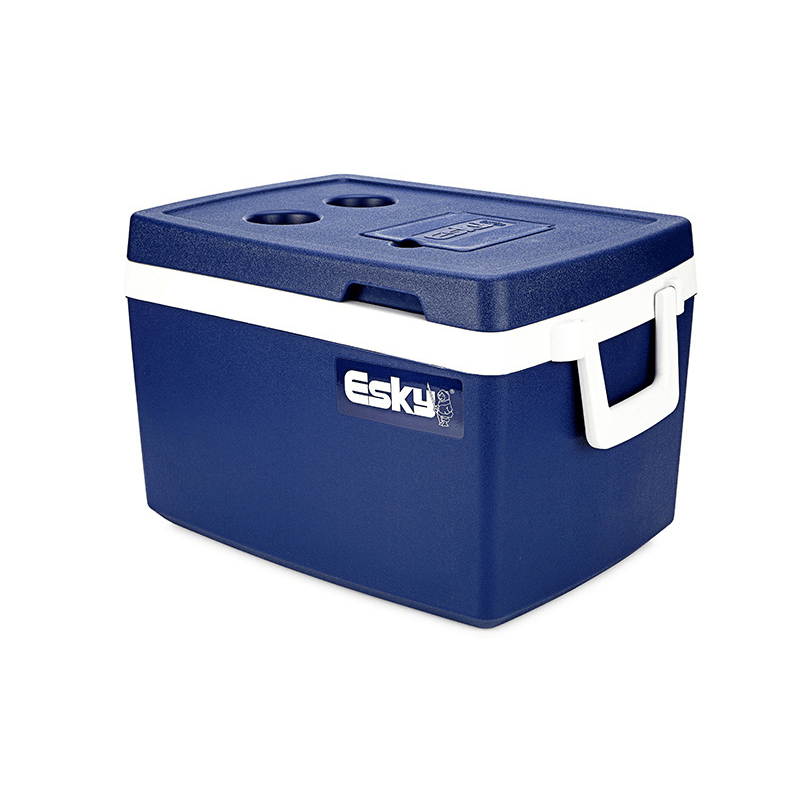 ESKY 50L Large Capacity Outdoor Food Preservation Box Portable Cooler Box for Fishing Camping Travel Picnic