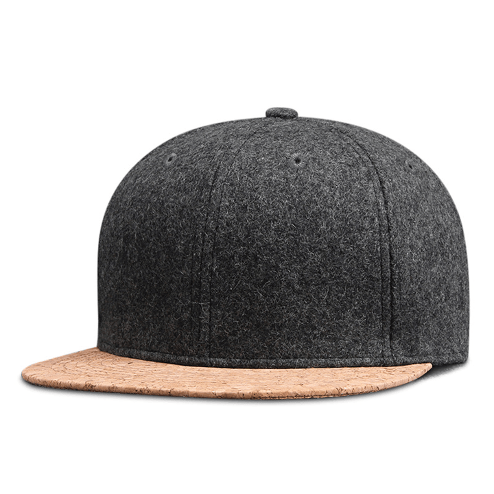 Flat along Street Dance Men'S Woolen Hip-Hop Hat