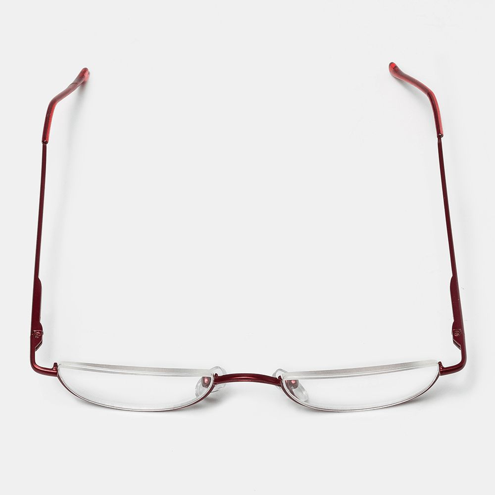 2 Color Half Frame Half Arc Frame Reading Glasses