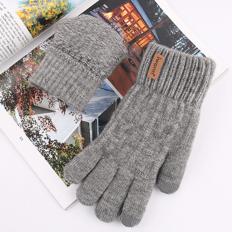 Men'S and Women'S Autumn and Winter Cold Protection Touch Screen Gloves